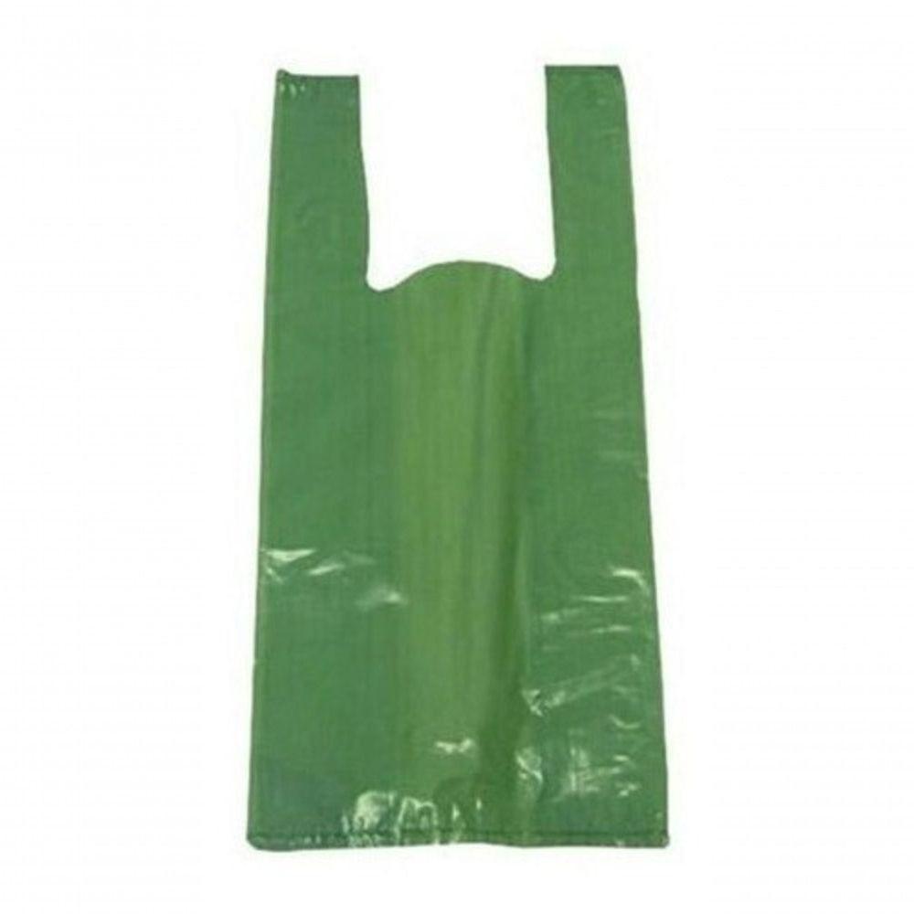 Sacola Reciclada Verde 70cm X 90cm Pacote Com 100 Unidades - 4