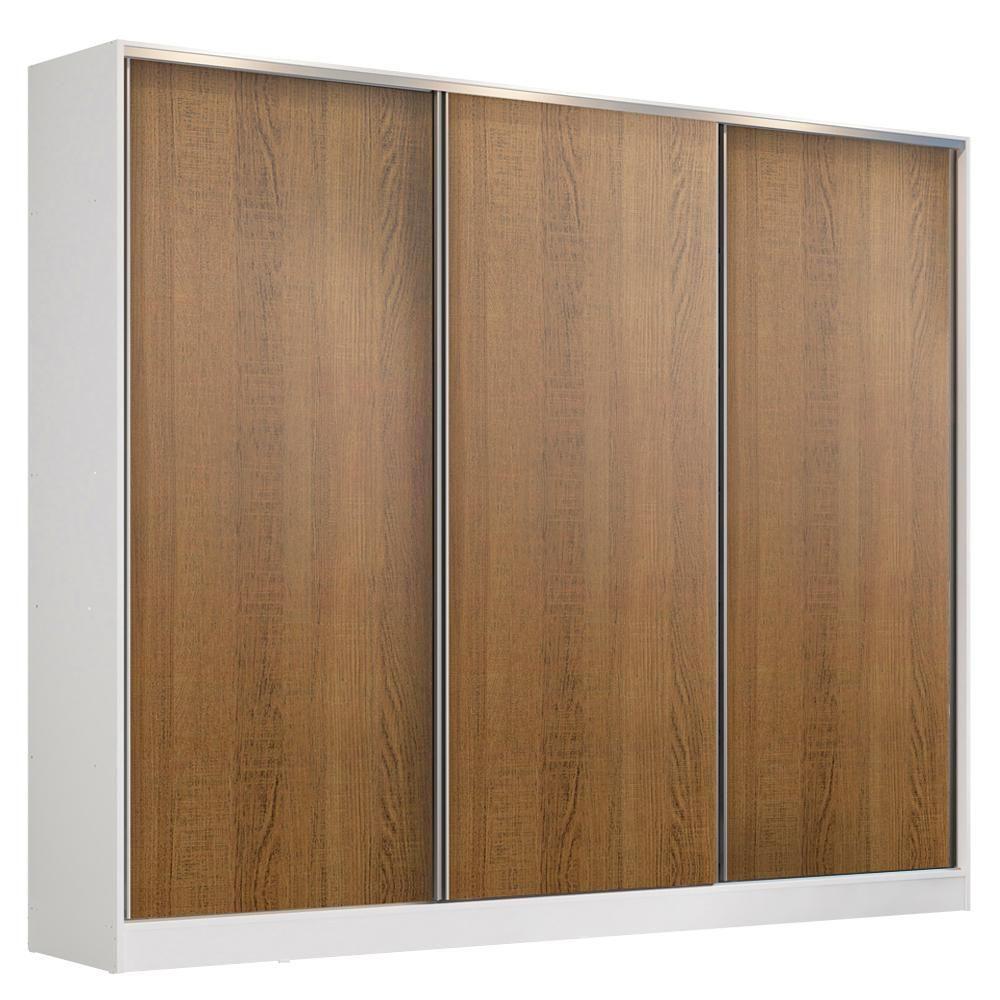 Guarda Roupa Casal Zurique 3 Portas de Correr MDF Madesa - 2