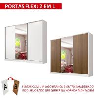 Guarda Roupa Juvenil Kevin 3 Portas Correr Espelho - Madesa - 6