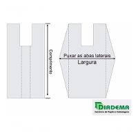 Sacola Reciclada Verde 50 Cm X 70 Cm Pacote C/ 300 Und - 3