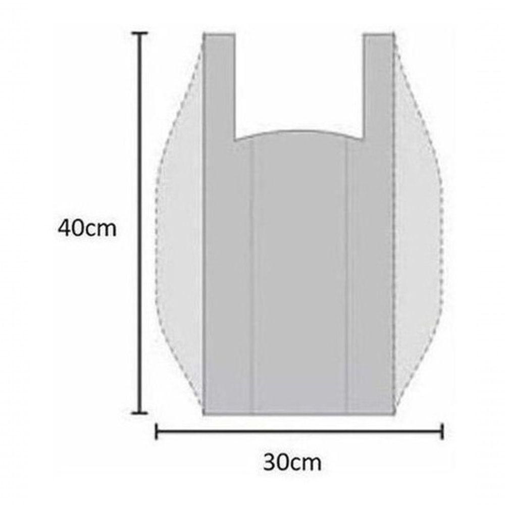 Sacolas Plasticas Branca Reciclada Reforçada 5 Kg 60x80 - 2