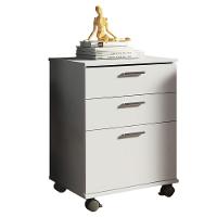 Gaveteiro Organizador Para Escritório 3 Gavetas Branco - 9