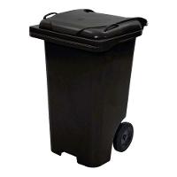 Contentor Plástico 120l Com Tampa C120p Lixeira Gari Jsn - 2