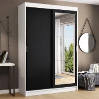 Guarda-roupa 2 Portas de Correr com Espelho 2 Gavetas Madesa - 1