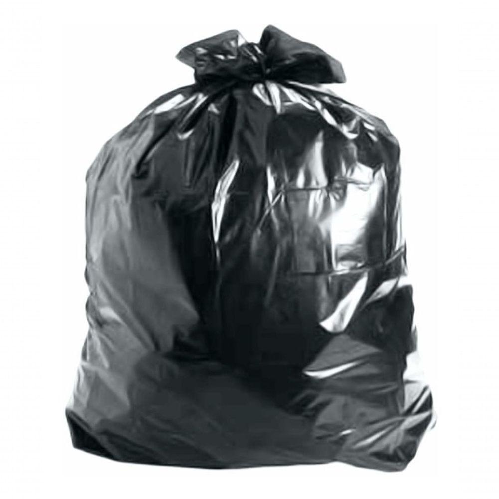 Saco De Lixo Super Reforçado Preto 100 Litros 50 Unidades Co - 1