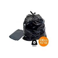 Saco Para Lixo Preto 100lts Resistente - 85x105 Pcte 100 Un - 3