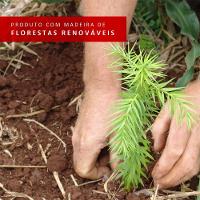 Kit 6 Cadeiras 4291 Madesa Rustic/bege - 8