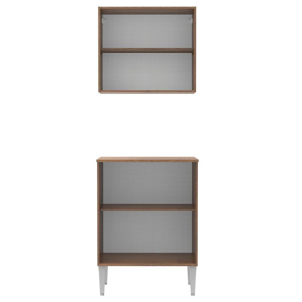 Kit Canto Emilly 4 Portas com Armario Aéreo e Balcão Madesa - 3