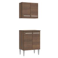 Kit Canto Emilly 4 Portas com Armario Aéreo e Balcão Madesa - 1