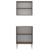 Kit Canto Emilly 4 Portas com Armario Aéreo e Balcão Madesa - 5