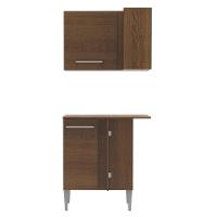 Kit Canto Reto Emilly 2 Portas Aéreo Adega Balcão Madesa - 5