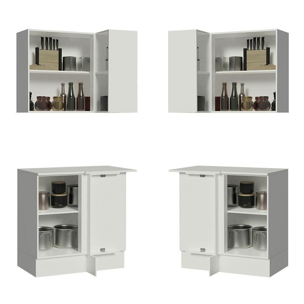 Kit Canto Madesa Smart 2 Portas E Nicho - 5