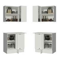 Kit Canto Madesa Smart 2 Portas E Nicho - 9