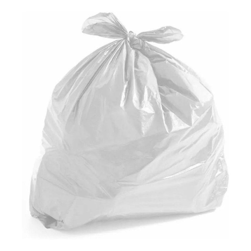 Saco De Lixo Branco Reforçado 30 Litros 100 Unidades - 1