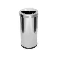 Lixeira Inox 30 Litros Com Aro Meia Lua - 1