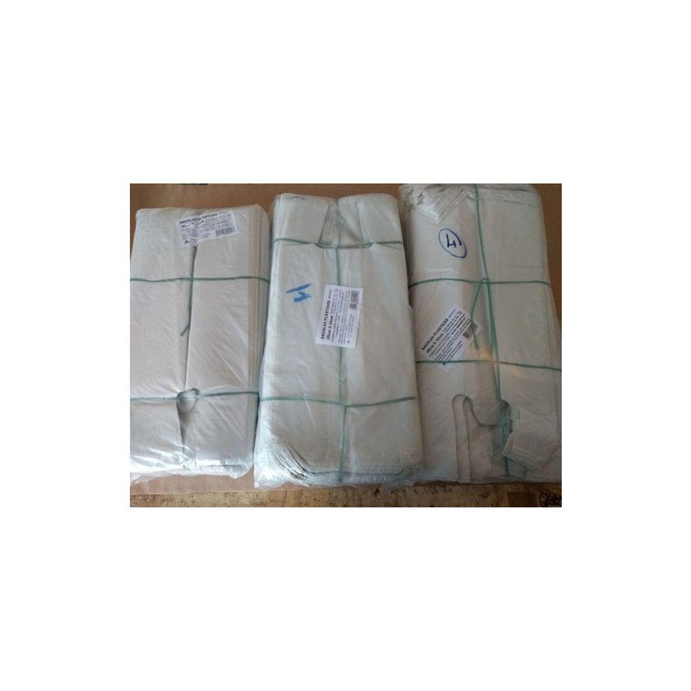 Sacolas Plasticas Branca Reciclada Recuperada 45x60 5kg - 2