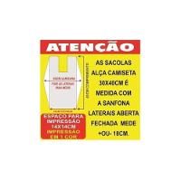 Sacola Preta Reforçada 30x40 Pacote 5 Kg - 3