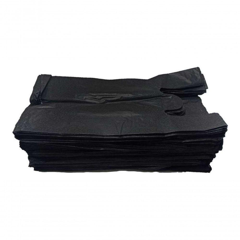 Sacola Plástica Reciclada Reforçada Preta Com 4kg - 5