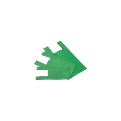 Sacola Reciclada 35 X 45 Verde Pacote Com 1 Kg 110 Unidades