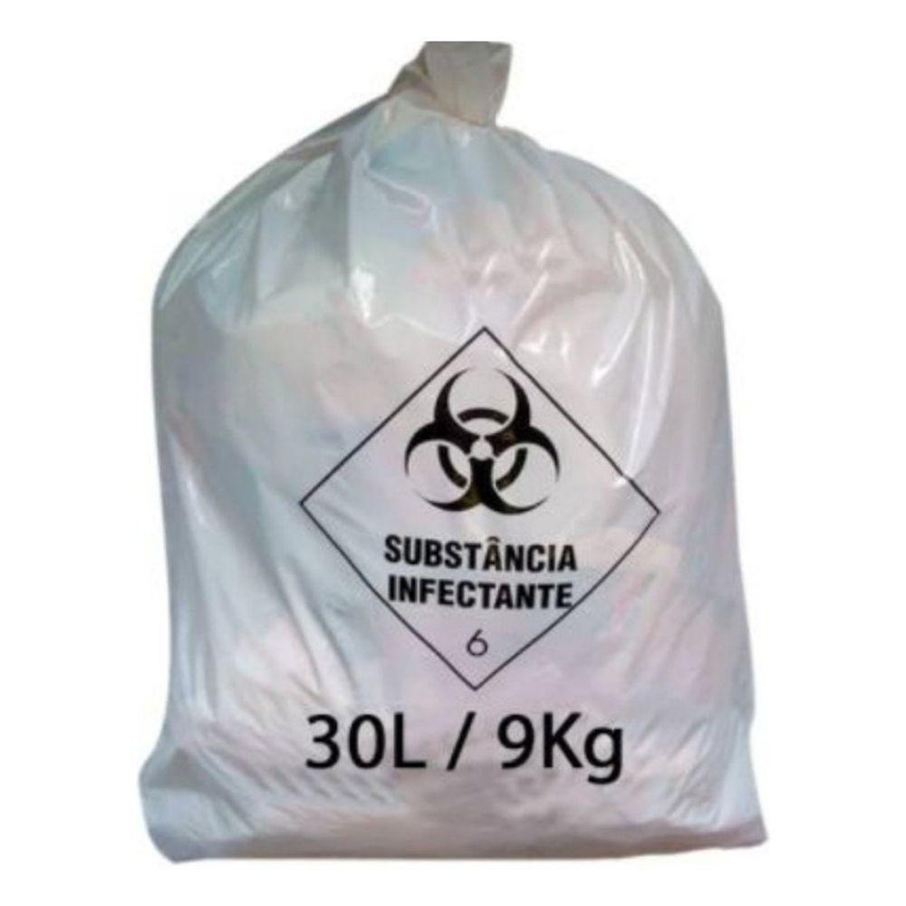 Saco Lixo Hospitalar P- Resíduo Infectante 30l Fd C- 100un - 1