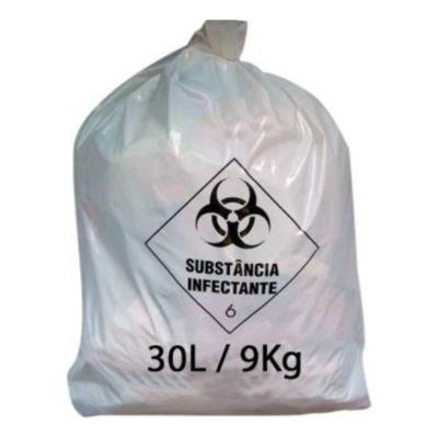 Saco Lixo Hospitalar P- Resíduo Infectante 30l Fd C- 100un