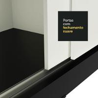 Guarda-roupa Solteiro 2 Portas de Correr 2 Gavetas Madesa - 9