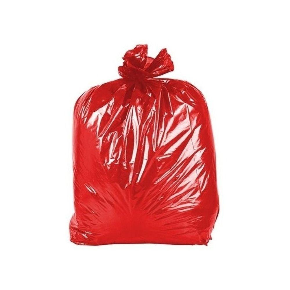Saco De Lixo 60 Litros Pacote C-100 Vermelho - 1