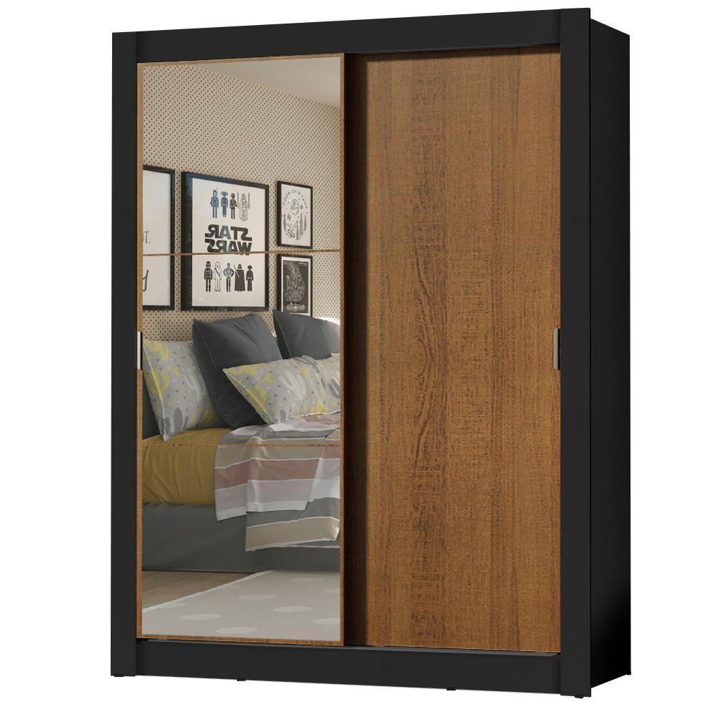 Guarda-roupa Solteiro Dallas Plus 2 Portas de Correr Madesa - 2