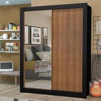 Guarda-roupa Solteiro Dallas Plus 2 Portas de Correr Madesa - 1