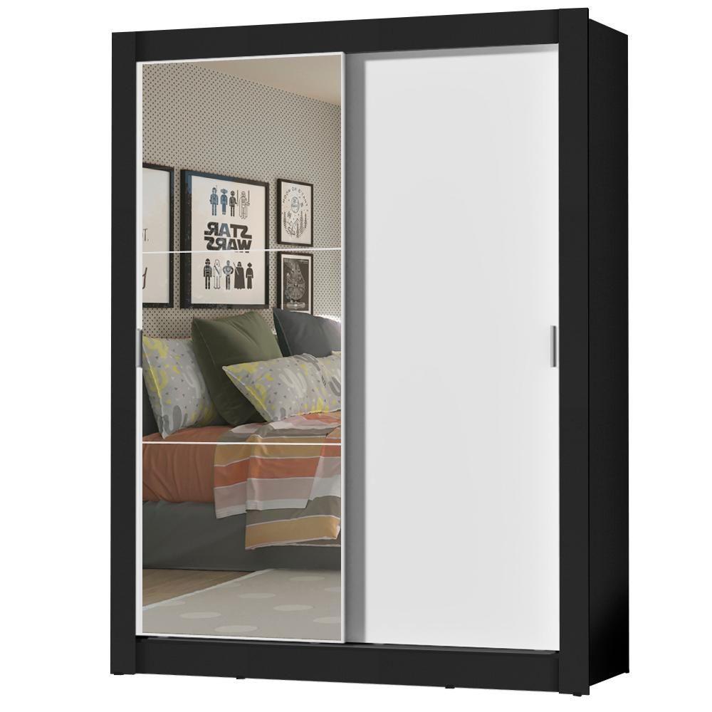 Guarda-roupa Solteiro Dallas Plus 2 Portas de Correr Madesa - 2