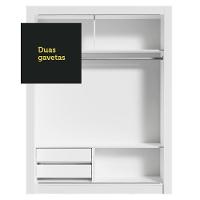 Guarda-roupa Infantil Madesa Bento 2 Portas De Correr De Espelho 2 Gavetas - 7