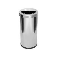 Lixeira Inox 22 Litros Com Aro Meia Lua - 1