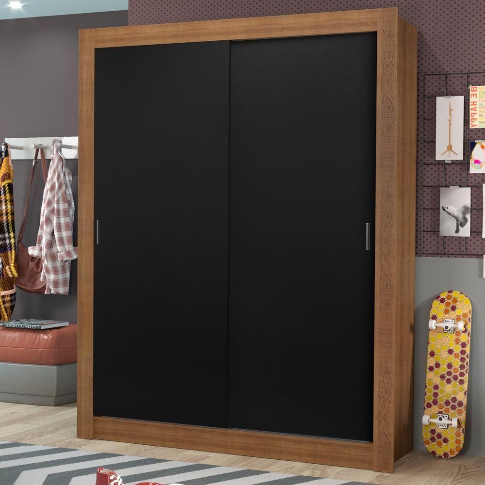 Guarda-roupa Solteiro Dallas Plus 2 Portas de Correr Madesa - 1