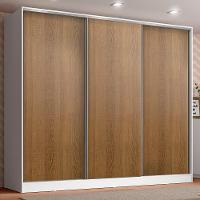 Guarda-Roupa Infantil 100% MDF Logan 3 Portas de Correr Madesa - 7