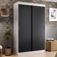 Guarda-roupa Solteiro 2 Portas de Correr 2 Gavetas Madesa - 1