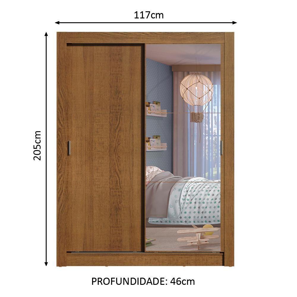 Guarda-Roupa Infantil Theo 2 Pts 4 Gavetas - Madesa - 4