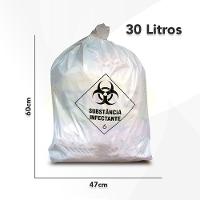 Saco De Lixo Infectante 6 Hospitalar Resíduo 30l Com 100un - 3