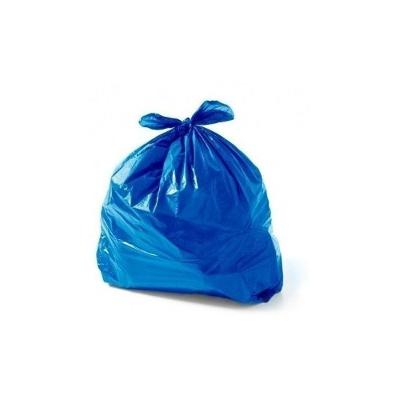 Saco De Lixo Plástico Azul 40 Litros Com 100 Unidades Cor:az