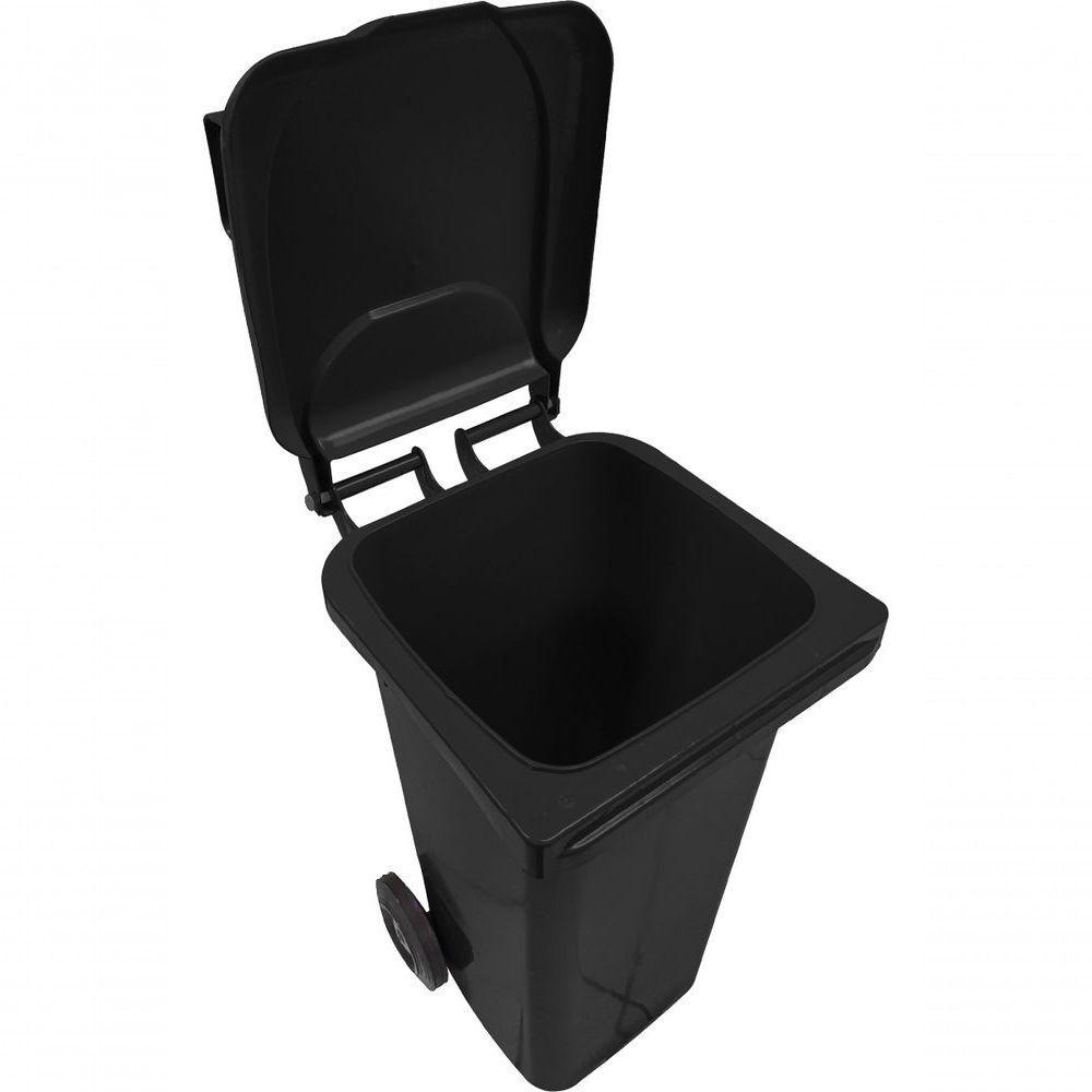 Conteiner Lixeira Plastico 120 Litros Com Rodas De 200mm - 3