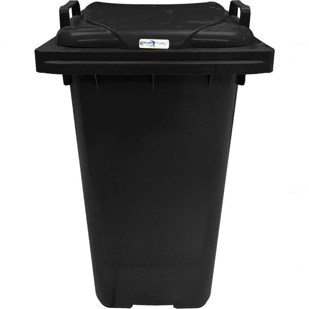 Conteiner Lixeira Plastico 120 Litros Com Rodas De 200mm - 4