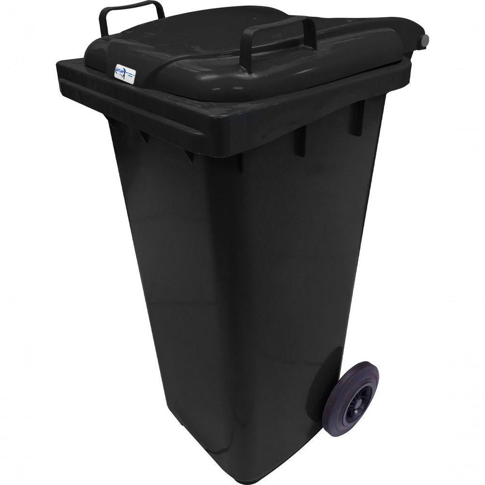Conteiner Lixeira Plastico 120 Litros Com Rodas De 200mm - 6