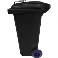 Conteiner Lixeira Plastico 120 Litros Com Rodas De 200mm - 5