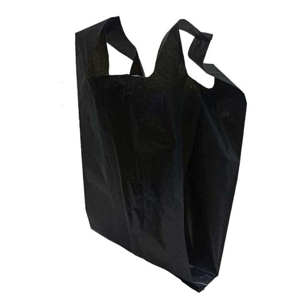 Sacola Plástica Reciclada Preta Reforçada Com 4kg - 2