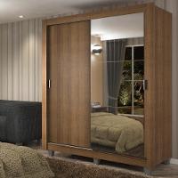 Guarda-Roupa Dallas Plus 2 Portas Correr 1 Espelho Madesa - 1