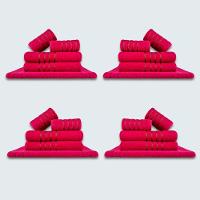 Jogo De Toalhas 20 Pçs Coleção Montreal 100% Algodão Rosa - 1