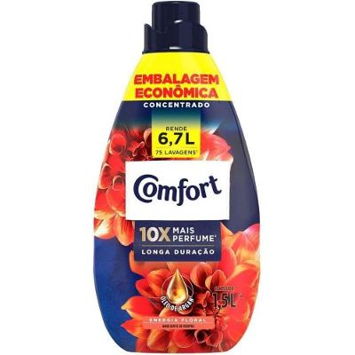 Amaciante Concentrado Comfort Hydra Sérum Energia Floral óleo De Argan 1,5l