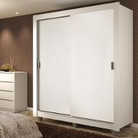 Guarda-Roupa Dallas Plus 2 Portas Correr Branco Madesa - 1