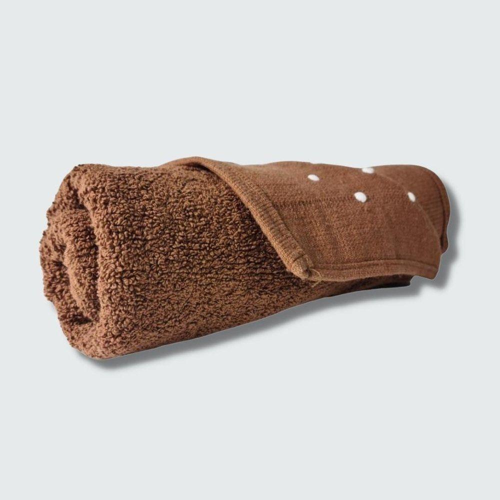 Jogo De Toalha 6 Peças Coleção Montreal 100% Algodão Marrom - 3