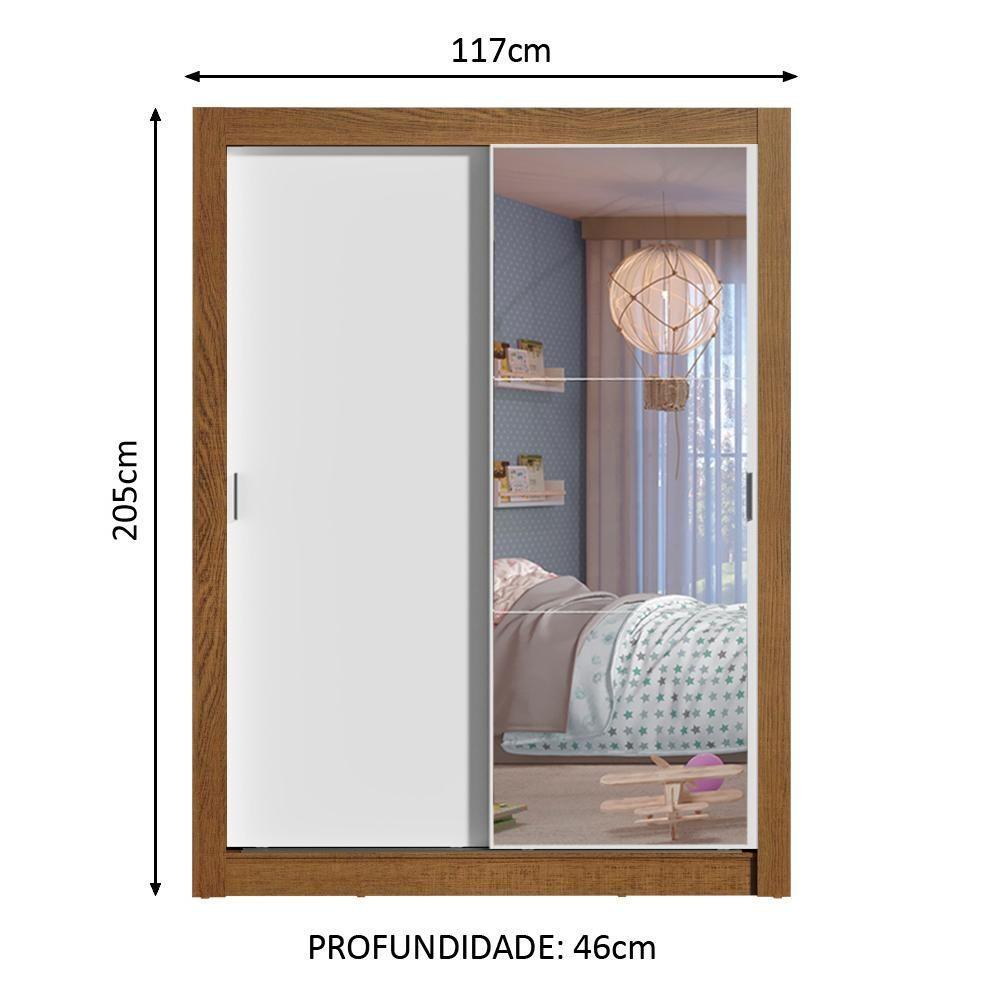 Guarda-Roupa Infantil Theo 2 Portas 4 Gavetas Madesa - 5