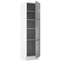 Paneleiro Madesa Lux 60cm 3 Portas Branco Cinza - 2